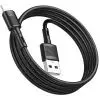 Дата кабель USB 2.0 AM to Lightning 1.0m 2.4A X83 black HOCO (6931474770868) изображение 3