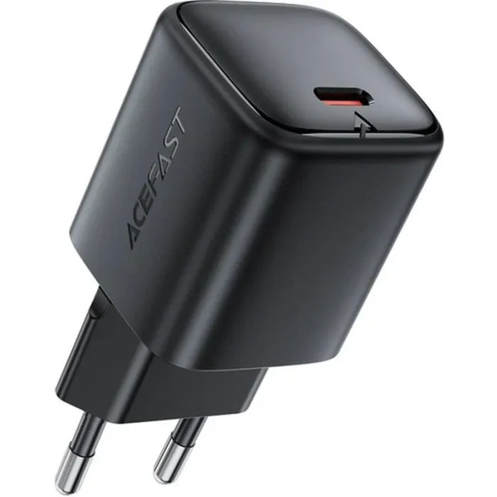 Зарядное устройство Acefast A136 USB-C PD40W GaN black (6974316286233)