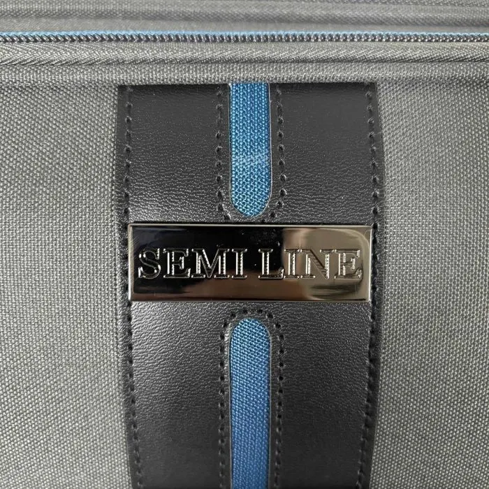 Валіза Semi Line 20" (S) Dark Brown/Blue Line (T5736-1) (DAS303803) зображення 7