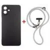 Чехол для мобильного телефона Dengos Case + Cross-body Strap Samsung Galaxy A07 Black+Grey (DG-KM-CCRB-15)