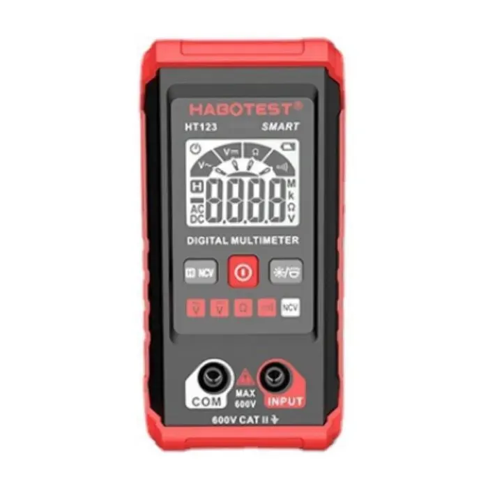 Цифровий мультиметр Habotest HT-123, V, Ω, без батарейок (HT-123/1)