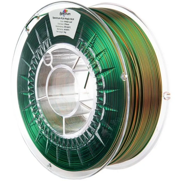 Пластик для 3D-принтера Spectrum PLA Magic SILK 1.75mm 1kg AmberLeaf (81409)