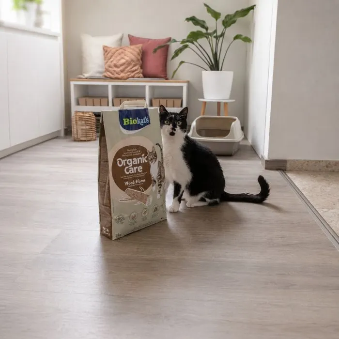 Наполнитель для туалета Biokat's Organic Care деревянный 8 л/3 кг. (4002064617503) изображение 6