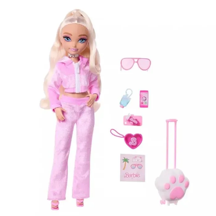 Лялька Barbie Малібу Dream Besties серії Вікенд-подорож (JMV16) зображення 2