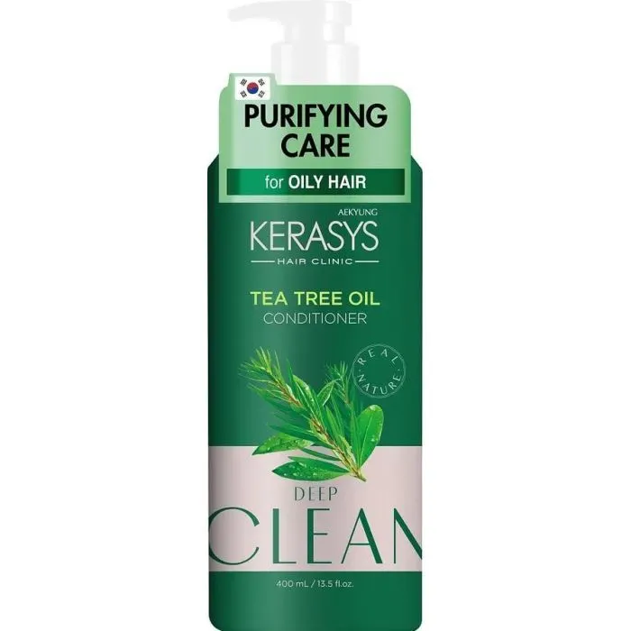 Кондиціонер для волосся KeraSys Real Nature Tea Tree Oily Hair 400 мл (8801046439586)