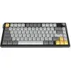 Клавіатура Ajazz AF82 Wireless/Bluetooth/USB UA Black/Gray/Yellow (AF82-BGY) зображення 3