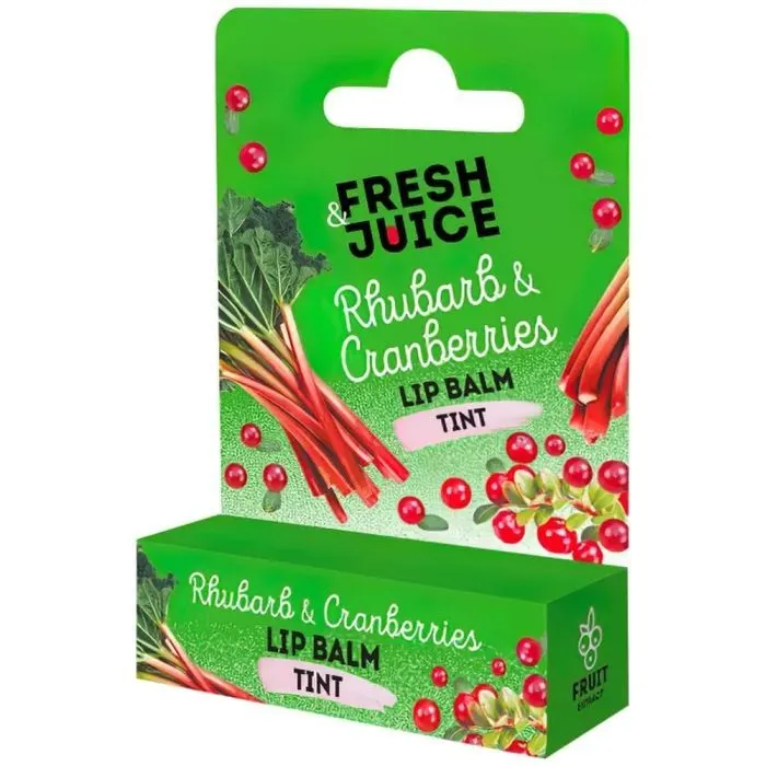 Бальзам для губ Fresh Juice Rhubarb & Cranberries 3.6 г (4823015947162) зображення 3