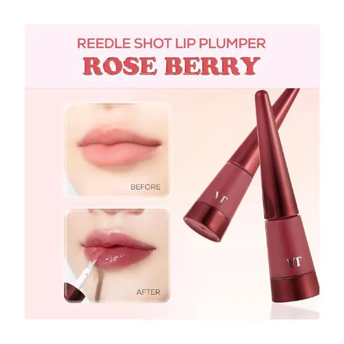 Блеск для губ VT Cosmetics Reedle Shot Lip Plumper Roseberry 4.3 г (8803463009373) изображение 3