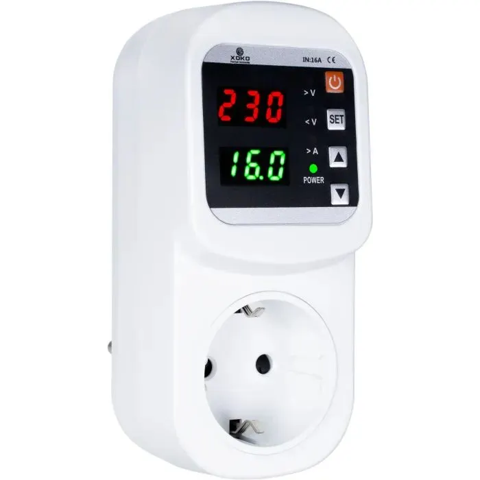Реле напруги XoKo SP-P16 SafePlug, 16A, 3680W (SP-P16) зображення 3