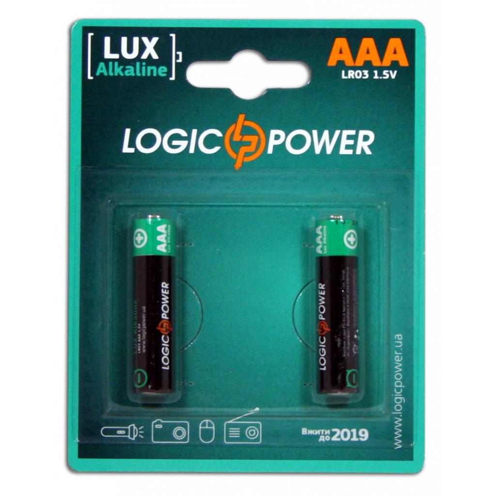 Батарейка LogicPower AAA LR03 * 2 (3159) зображення 2