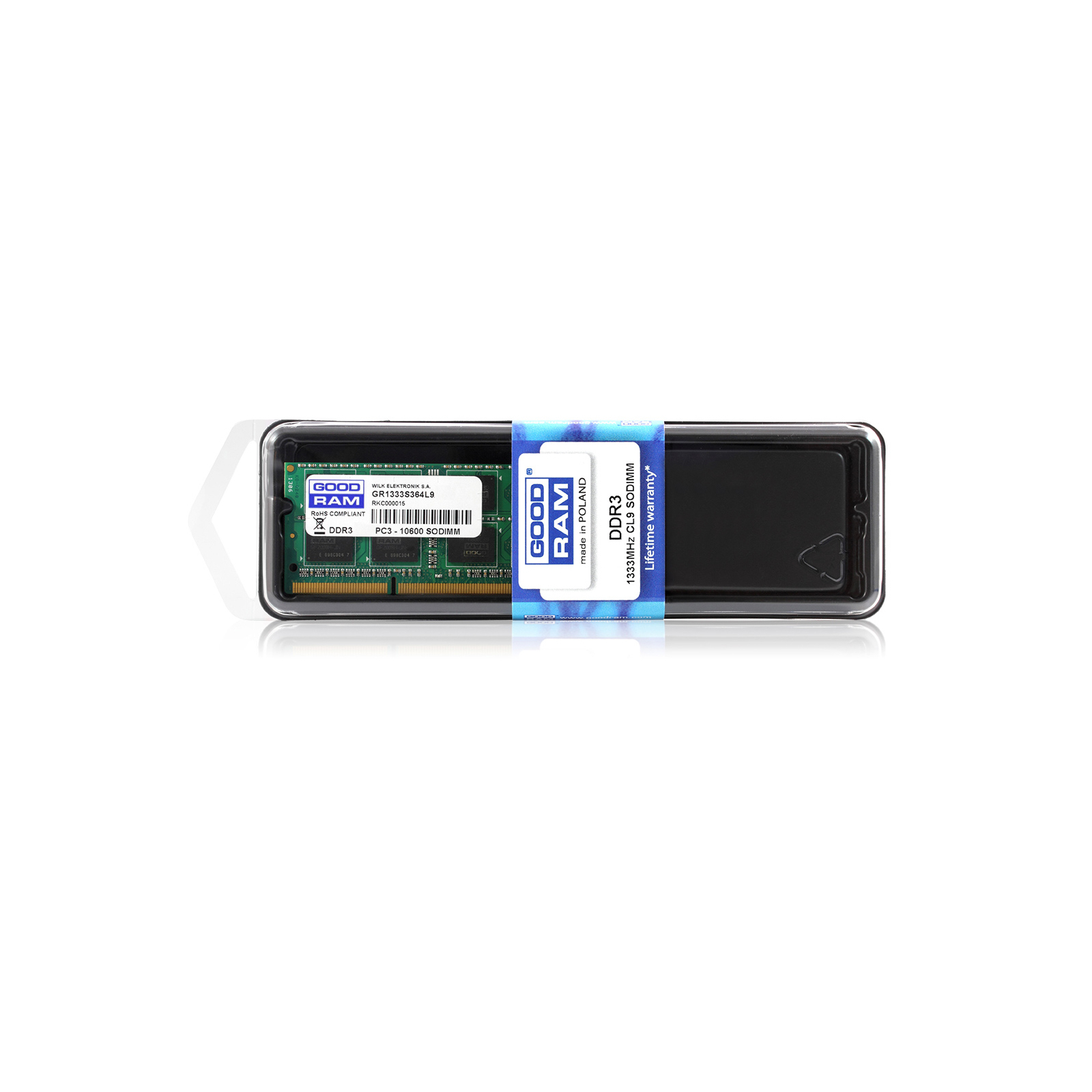 Модуль пам'яті для ноутбука SoDIMM DDR3L 2GB 1600 MHz Goodram (GR1600S3V64L11/2G) зображення 3