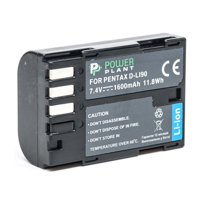 Аккумулятор к фото/видео PowerPlant Pentax D-Li90 (DV00DV1281)
