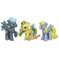 Игровой набор Hasbro Мини коллекция пони Fluttershy, Thunderlane и Derpy Hooves (A0266-2) изображение 2