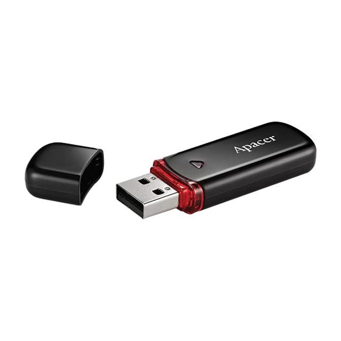 USB флеш накопитель Apacer 16GB AH333 black USB 2.0 (AP16GAH333B-1) изображение 3