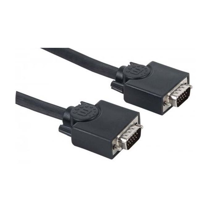 Кабель мультимедийный VGA M to VGA M 7.5m Manhattan (373708)