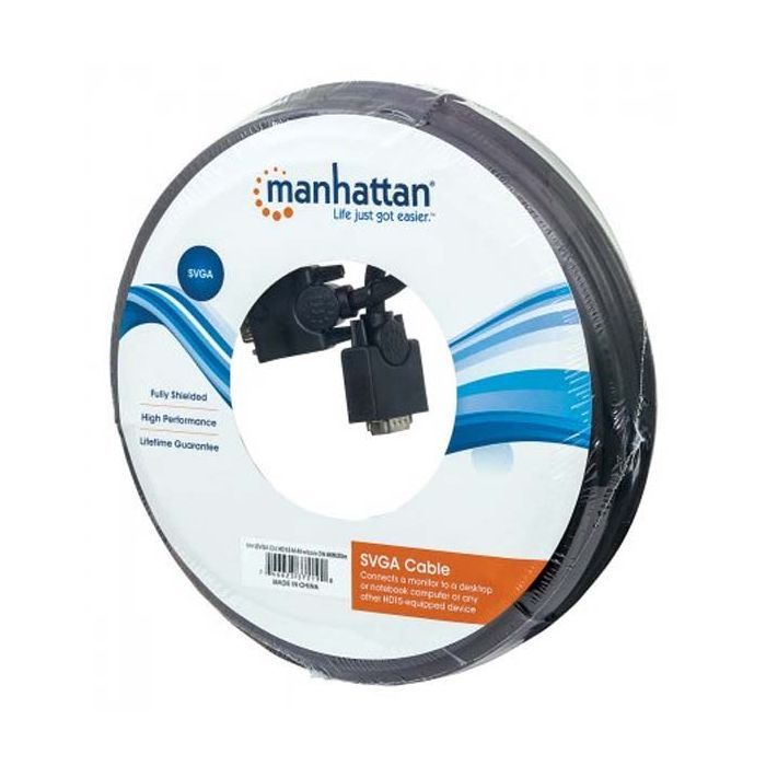 Кабель мультимедийный VGA M to VGA M 7.5m Manhattan (373708) изображение 4