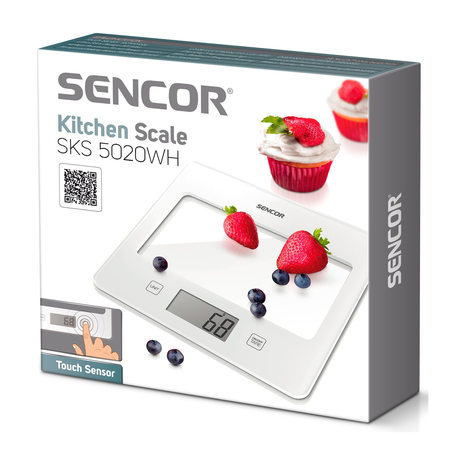 Ваги кухонні Sencor SKS 5020 WH (SKS5020WH) зображення 2