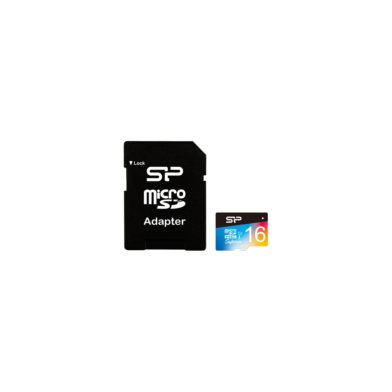 Карта памяти Silicon Power 16GB microSD class10 UHS-I Superior COLOR (SP016GBSTHDU1V20SP)
