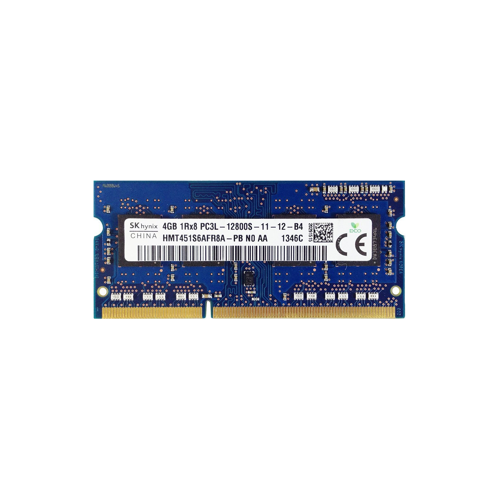 Модуль пам'яті для ноутбука SoDIMM DDR3L 4GB 1600 MHz Hynix (HMT451S6AFR8A-PBN0)