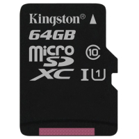 Карта памяти Kingston 64GB microSDXC Class 10 UHS-I (SDC10G2/64GBSP)
