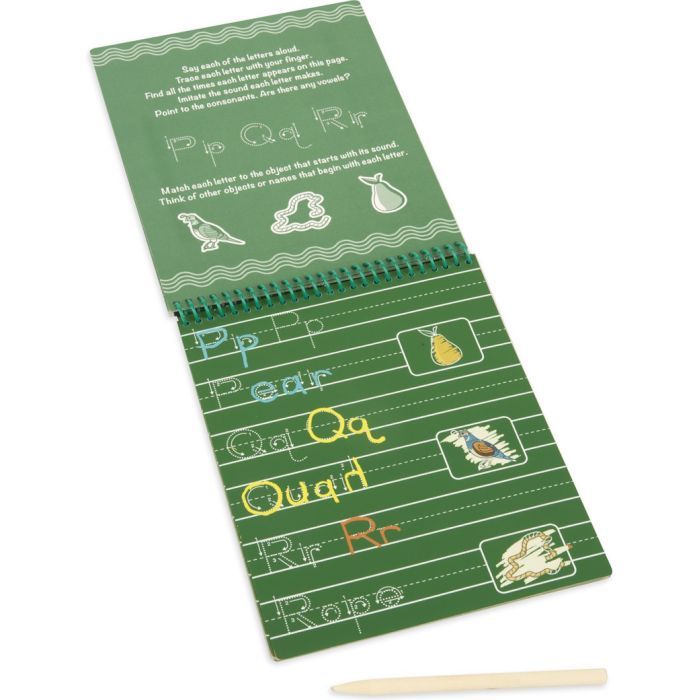 Набор для творчества Melissa&Doug Альбом царапок Буквы и цифры (MD9142) изображение 2