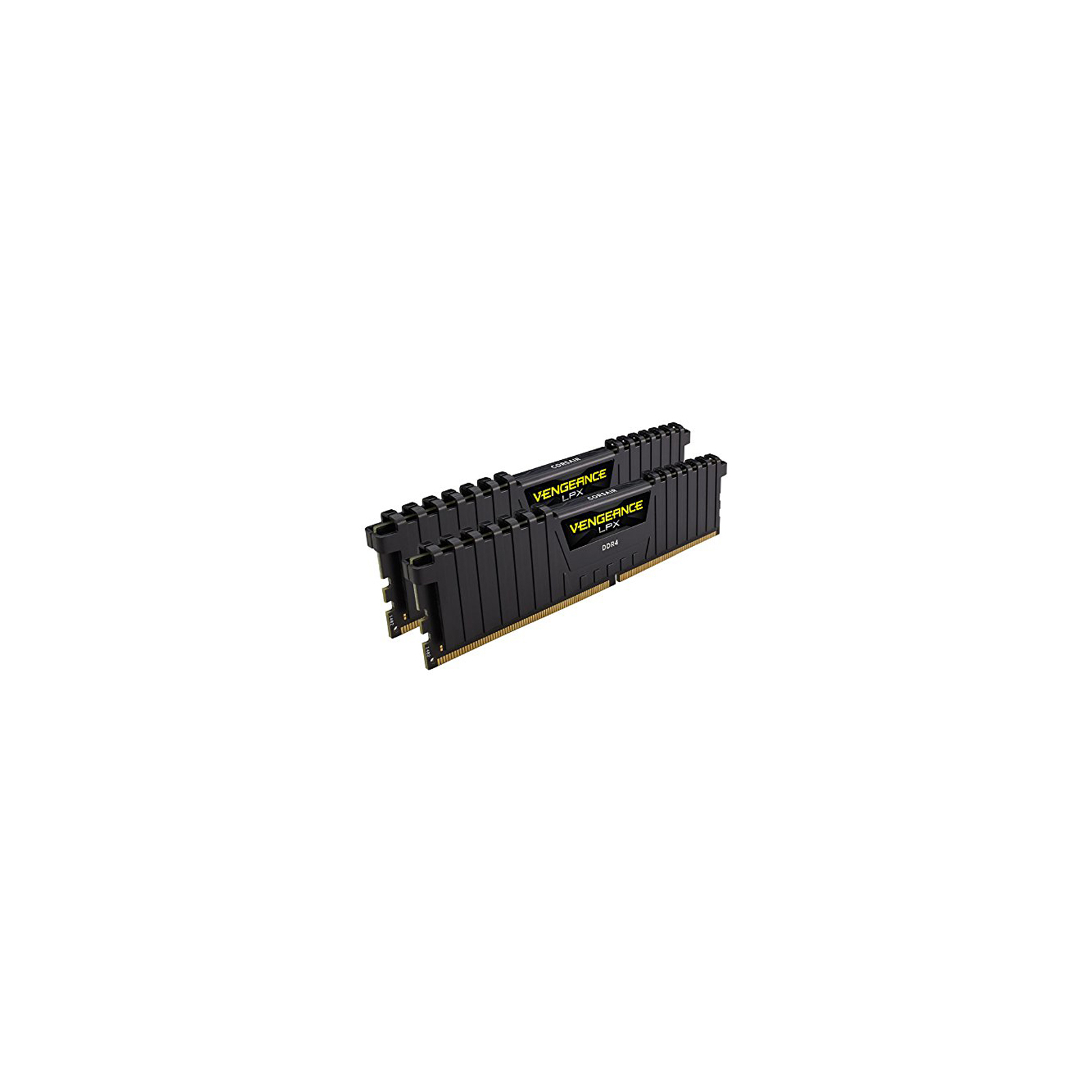 Модуль памяти для компьютера DDR4 16GB (2x8GB) 2400 MHz Vengeance LPX Black Corsair (CMK16GX4M2A2400C14) изображение 3