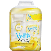 Набор для бритья Venus Бритва Venus&Olay c кассетой+сменные кассеты 3 шт (7702018330461)
