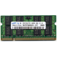 Модуль памяти для ноутбука SoDIMM DDR2 2GB 800 MHz Samsung (M470T5663QZ3-CF7 / M470T5663QZ3-CE6)