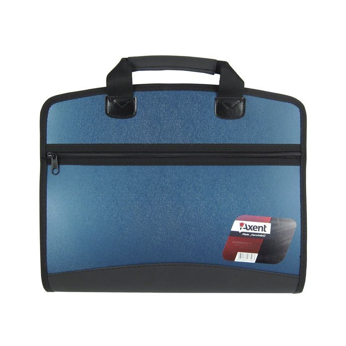Папка - портфель Axent А4, 4 compartments, blue metallic (1621-12-А)