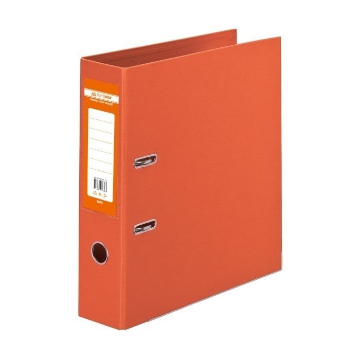 Папка - регистратор Buromax А4 double sided, 70мм, PP, orange, built-up (BM.3001-11c)