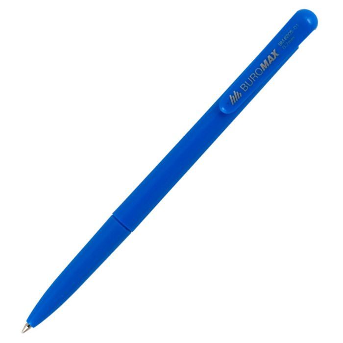 Ручка шариковая Buromax retractable JOBMAX, 0.7 мм, blue (BM.8205-01)