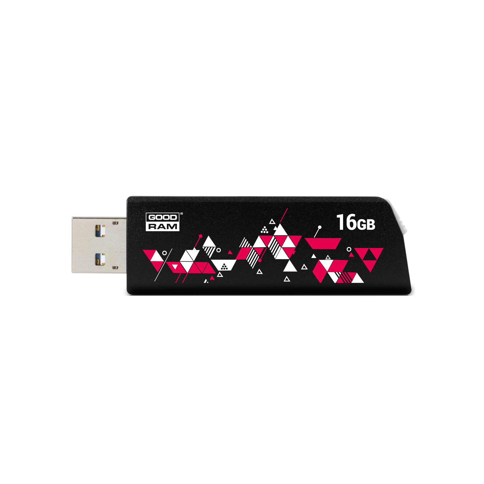 USB флеш накопитель Goodram 16GB UCL3 Cl!ck Black USB 3.0 (UCL3-0160K0R11) изображение 2