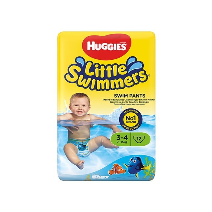 Підгузки Huggies Little Swimmer 3-4 (7-15 кг) 12 шт (36000183399) зображення 2