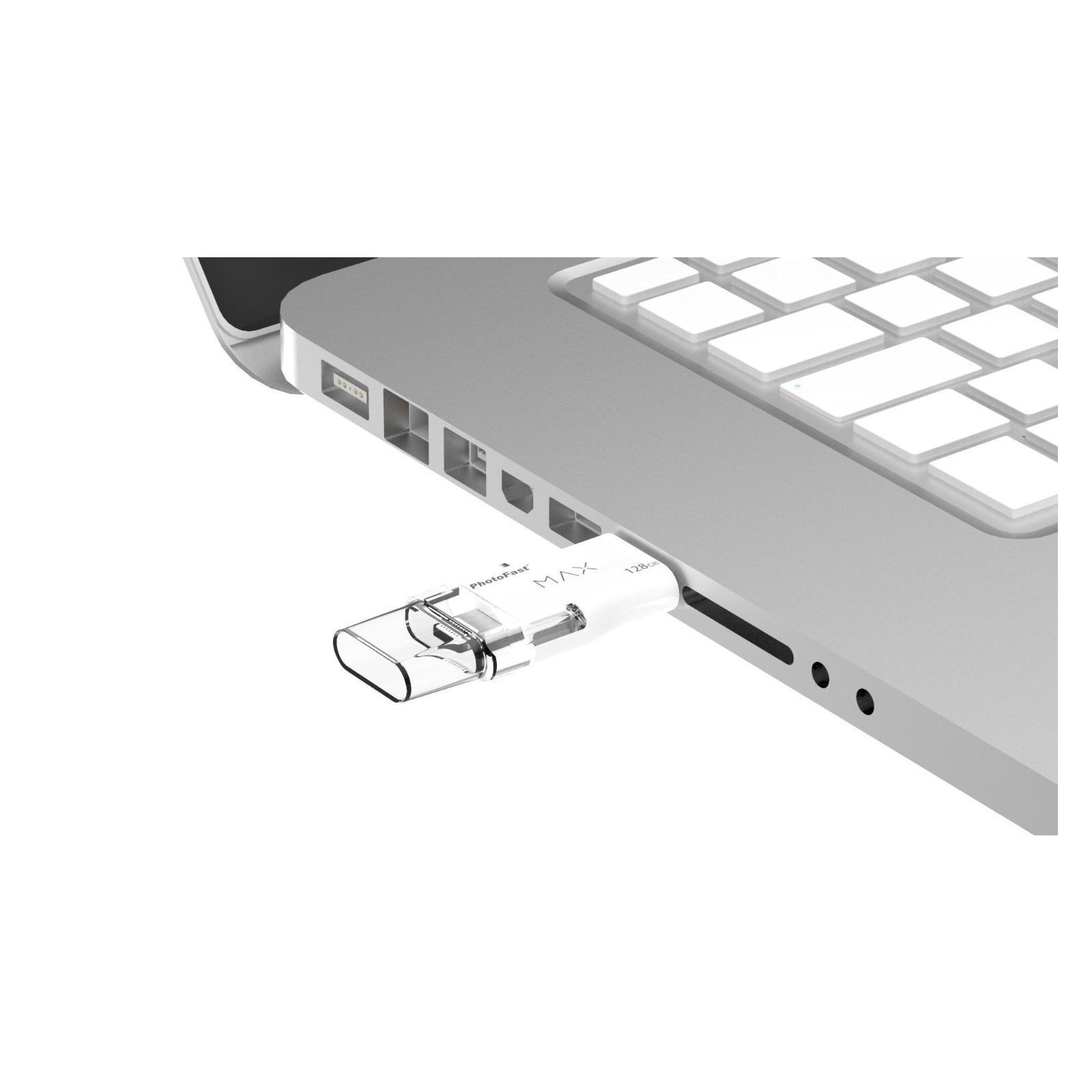 USB флеш накопичувач PhotoFast 128GB i-Flashdrive Max Gen2 U3 White USB 3.0 - Lightning (IFDMAXG2128GB) зображення 11