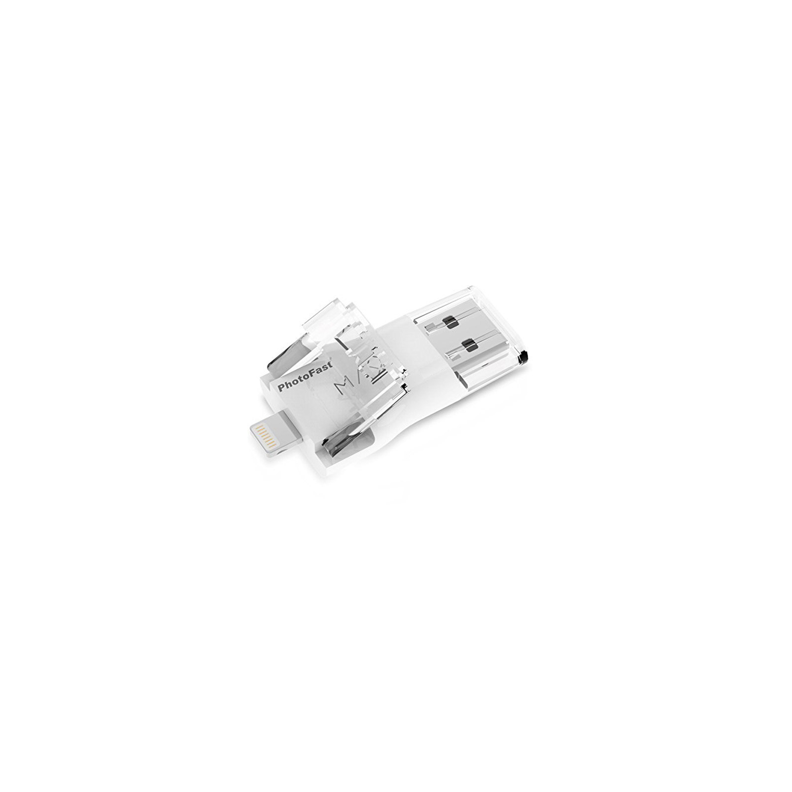 USB флеш накопитель PhotoFast 128GB i-Flashdrive Max Gen2 U3 White USB 3.0 - Lightning (IFDMAXG2128GB) изображение 4