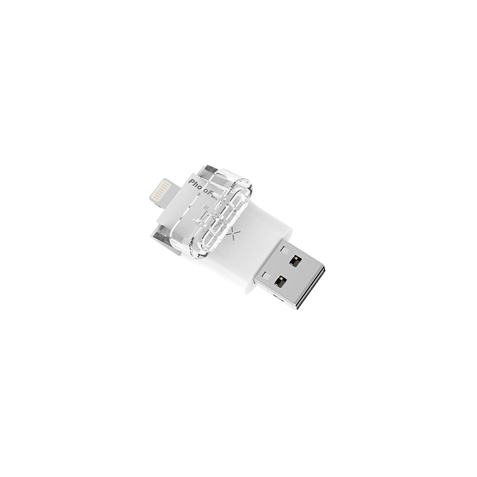 USB флеш накопитель PhotoFast 128GB i-Flashdrive Max Gen2 U3 White USB 3.0 - Lightning (IFDMAXG2128GB) изображение 5