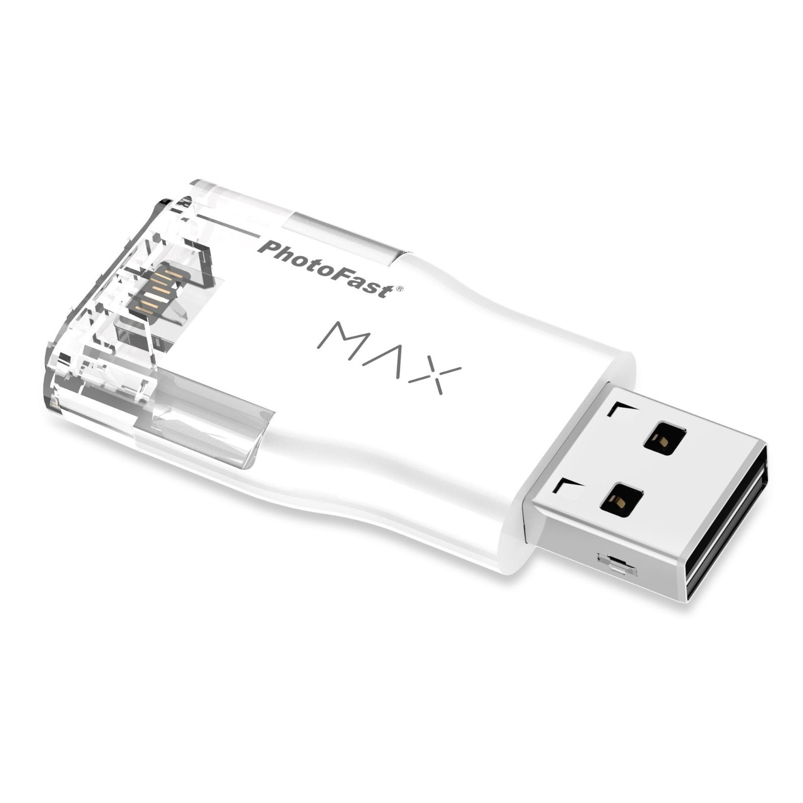 USB флеш накопитель PhotoFast 128GB i-Flashdrive Max Gen2 U3 White USB 3.0 - Lightning (IFDMAXG2128GB) изображение 6