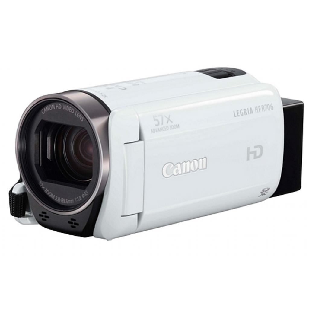 Цифрова відеокамера Canon LEGRIA HF R706 White (1238C018AA)