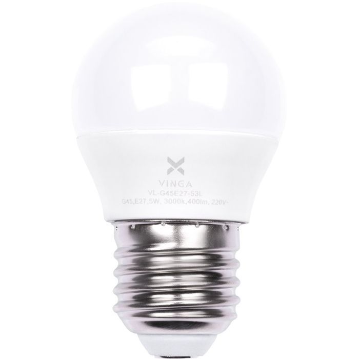 Лампочка Vinga VL-G45E27-53L зображення 3