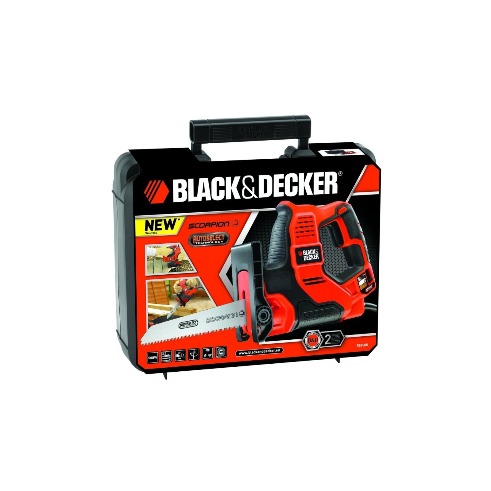 Шабельна пила Black&Decker RS890K зображення 3