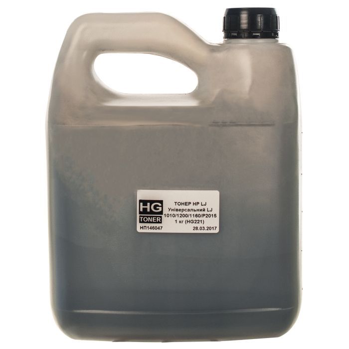 Тонер HP LJ Universal (1010/1200/1160/P2015) 1 кг HG (HG221-1) зображення 2