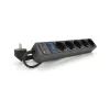 Сетевой фильтр питания Merlion 5 розеток, 1,8 м + 2*USB (B518U)