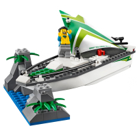 Конструктор LEGO City Операция по спасению парусной лодки (60168) изображение 4