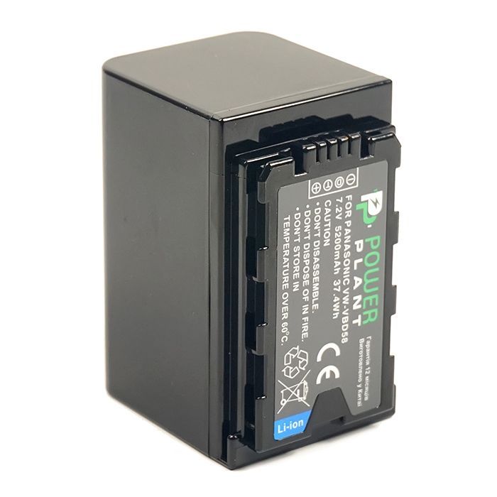 Аккумулятор к фото/видео PowerPlant Panasonic VW-VBD58, 5200mAh (CB970087)