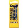 Набор сверл DeWALT по дереву, d=4,5,6,8,10мм. (DT4535)