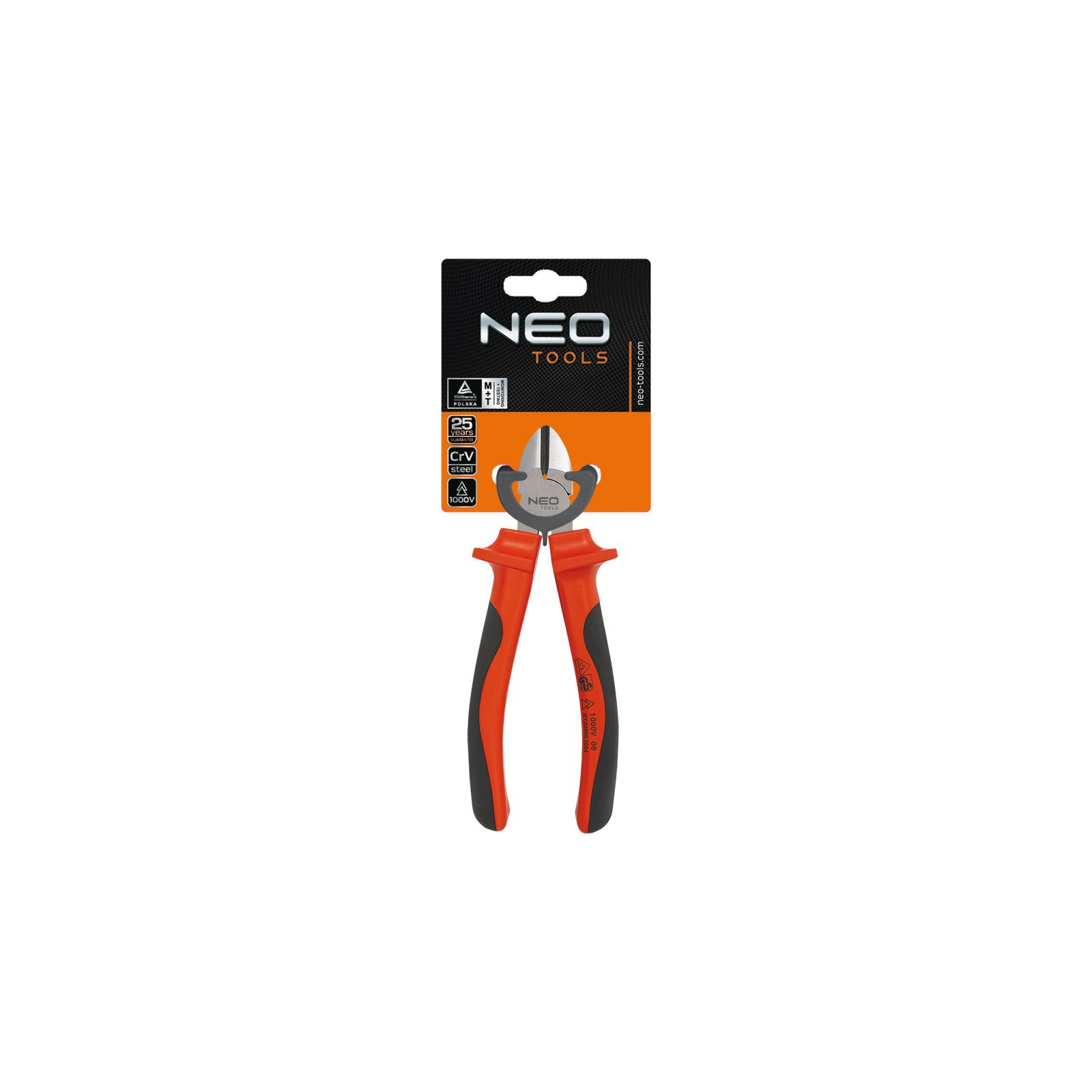 Кусачки Neo Tools боковые 160 мм (1000 В) (01-057) изображение 2