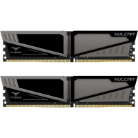 Модуль памяти для компьютера DDR4 16GB (2x8GB) 3200 MHz T-Force Vulcan Gray Team (TLGD416G3200HC16CDC01)