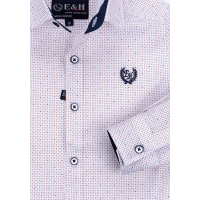 Рубашка детская E&H с мелким рисунком (G-257-116B-beige) изображение 4