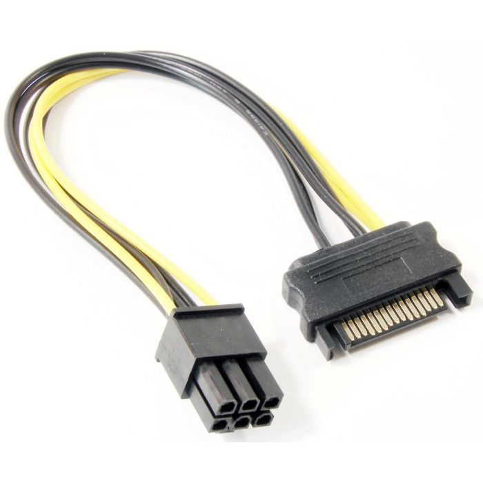 Кабель живлення PCI express 6-pin power 0.2m Cablexpert (CC-PSU-SATA) зображення 2
