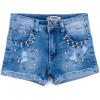 Шорты Breeze джинсовые с бусинами (20139-128G-blue)